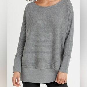 Eileen Fisher Charcoal Scoop Neck Sweater